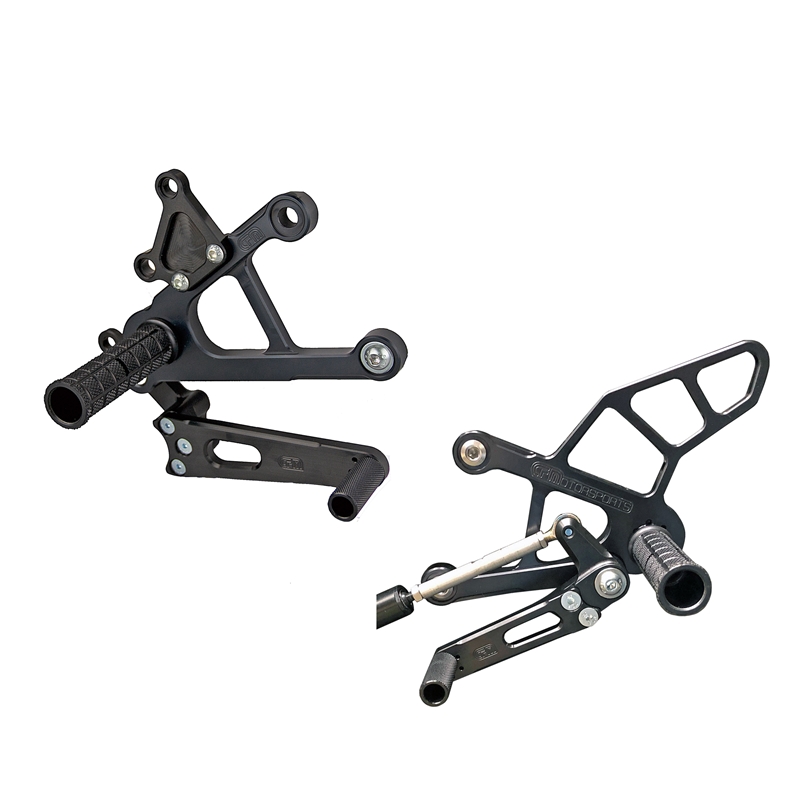 Woodcraft Rearset Kit - Kawasaki ZX-6R 636 (2019-2023) - Complete 